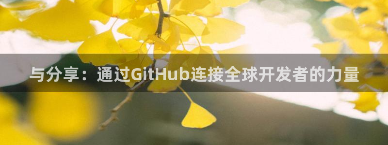 苹果海角社区怎么进入：与分享：通过GitHub连接全球开发者的力量